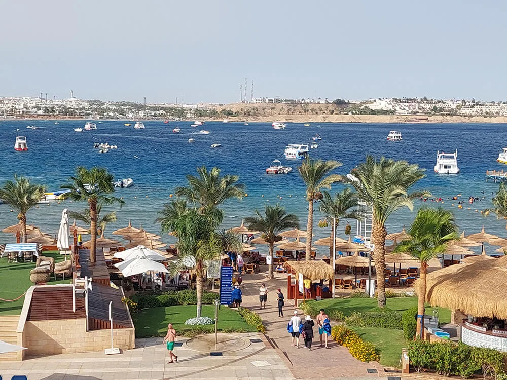 Вид на бухту Наама из Marina Sharm Hotel